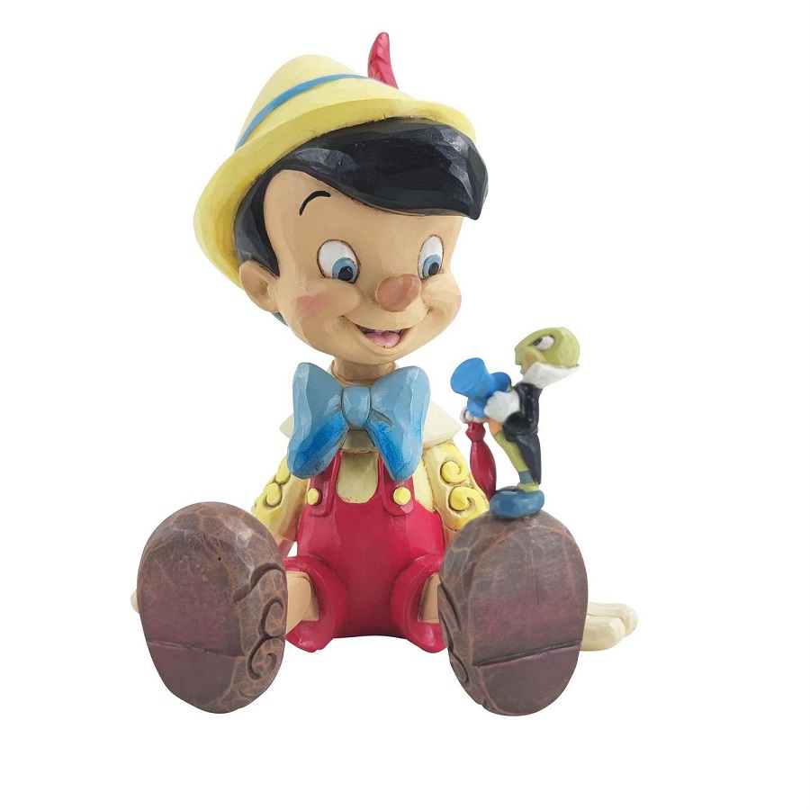 Jim Shore Disney Traditions Pinocchio and Jiminy Figure 