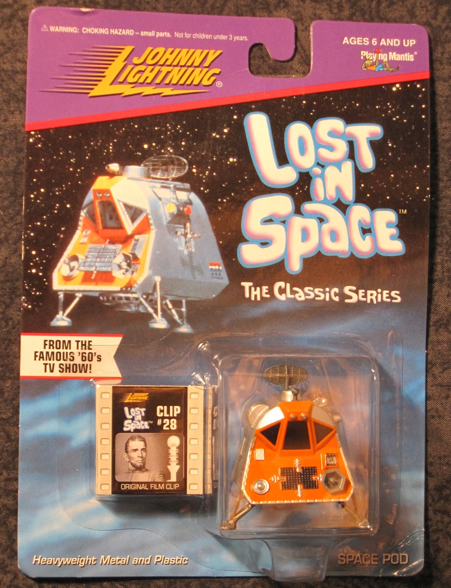1998 JOHNNY LIGHTNING LOST IN SPACE ROBOT B-9 NEW ON CARD 