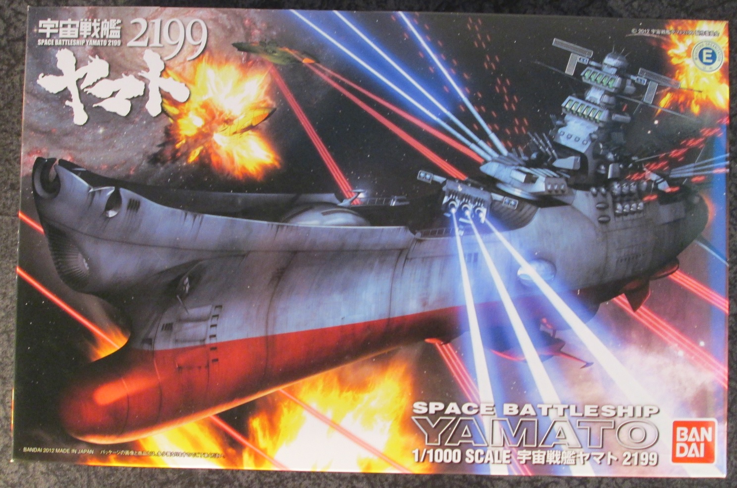 Yamato Star Blazers 2199-1/500 Space Battleship Yamato Modell Kit Bandai 