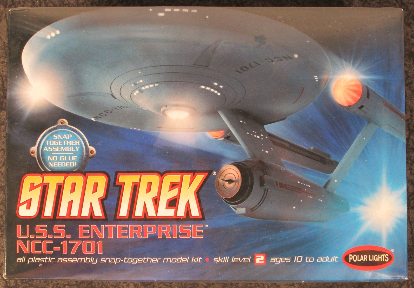 Polar Lights Star Trek TOS Klingon D7 Battle Cruiser Snap Model 1 1000 for sale online 