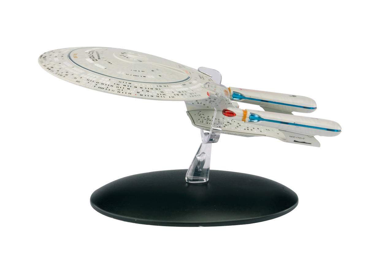 Star Trek U.S.S. Enterprise NCC-1701-D w/ Starships Series Guide Magazine 