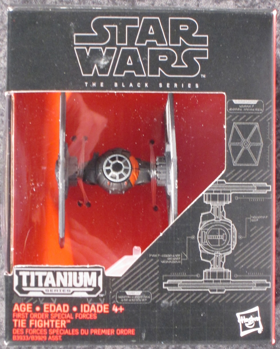Star Wars Black Series Titanium #4 EP7 First Order Special Forces TIE Fighter 