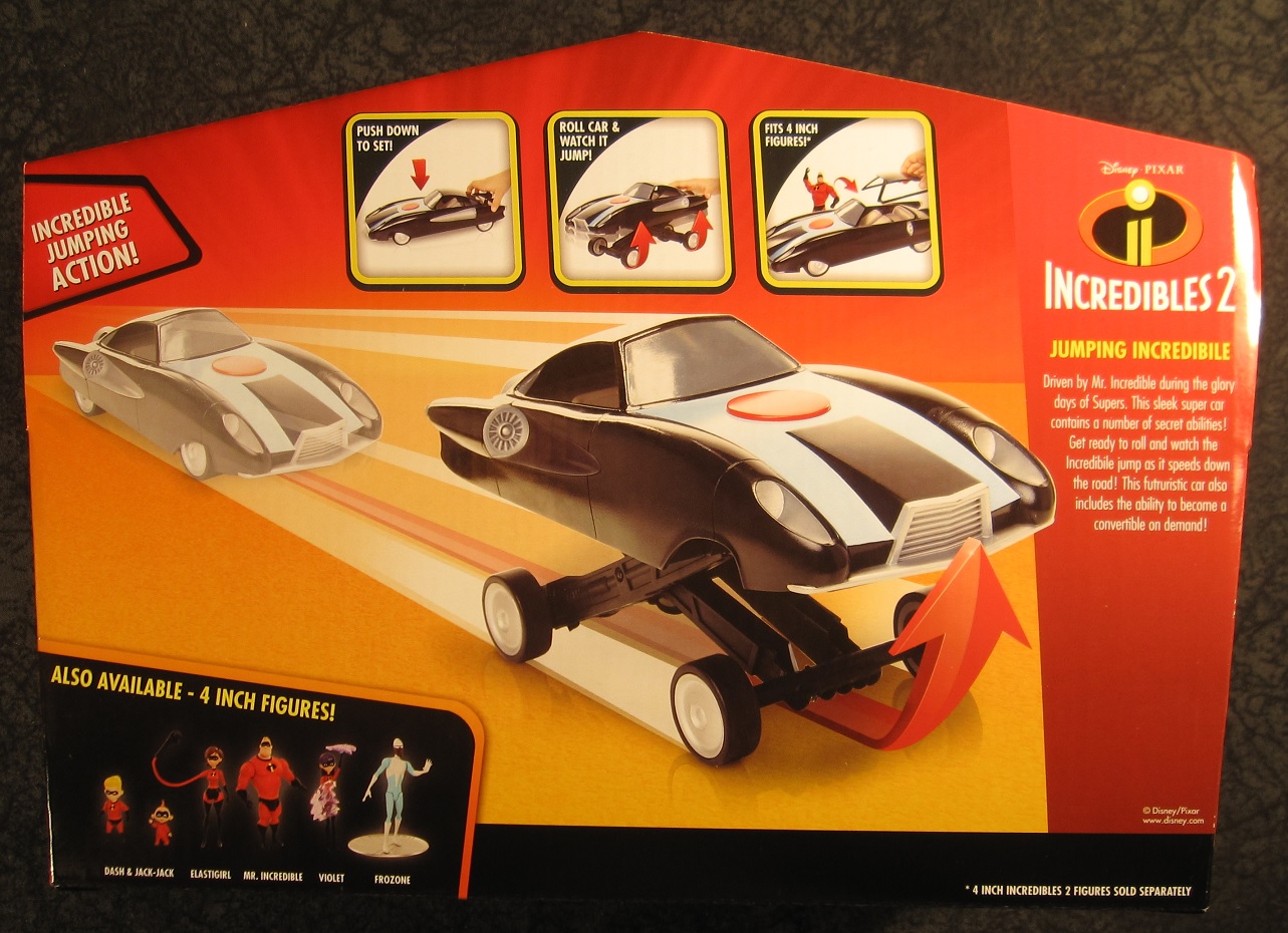 Incredibles 2 Jumping Incredible Vehicle Toy for sale online 