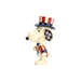 Jim Shore Peanuts Mini Patriotic Snoopy Figure - ENS-6005951