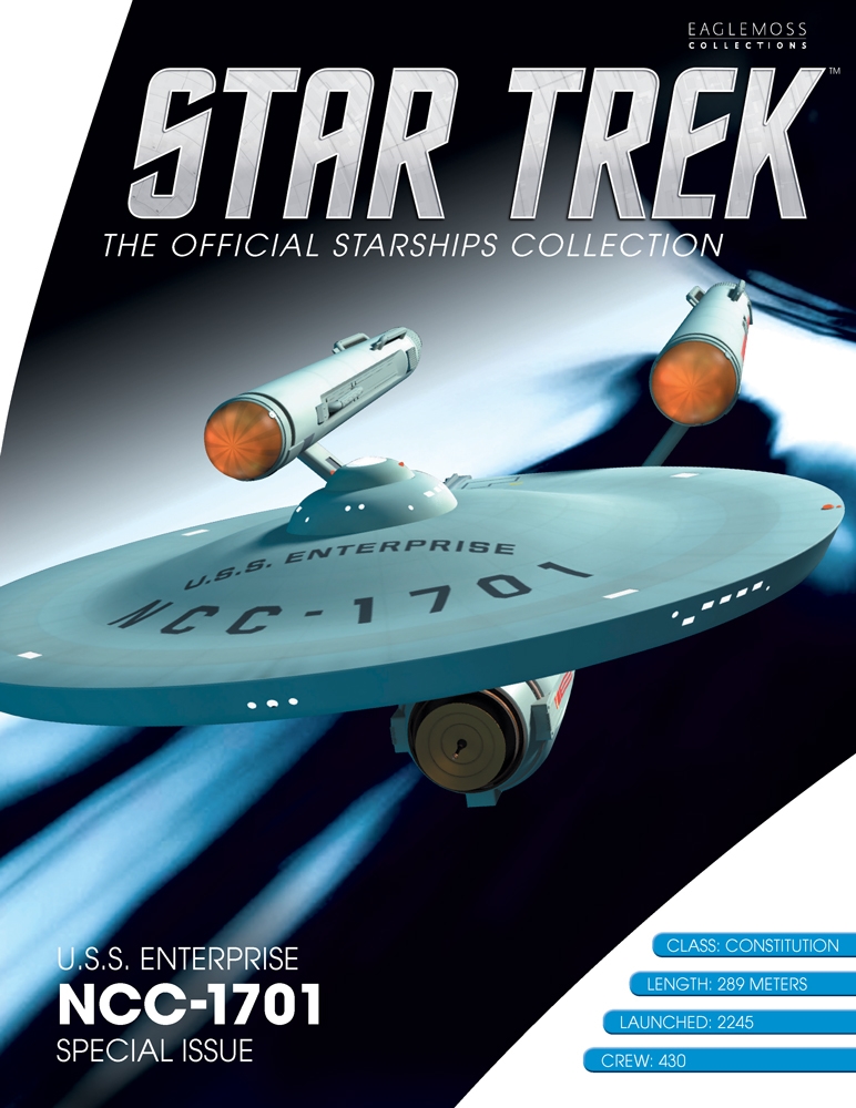 STAR TREK STARSHIPS SPECIAL #24 LG ENTERPRISE NCC-1701B EAGLEMOSS w/ MAGAZINE 