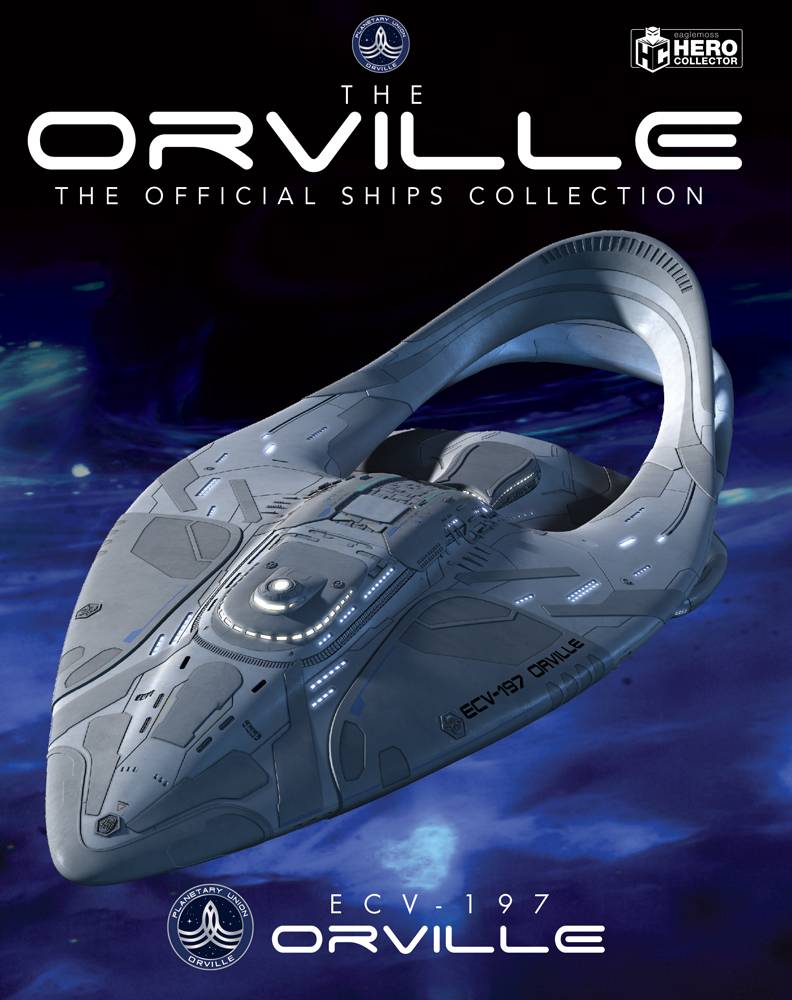 The Orville USS Orville XL Ship ECV-197 EAGLEMOSS englisches Magazin 26cm 