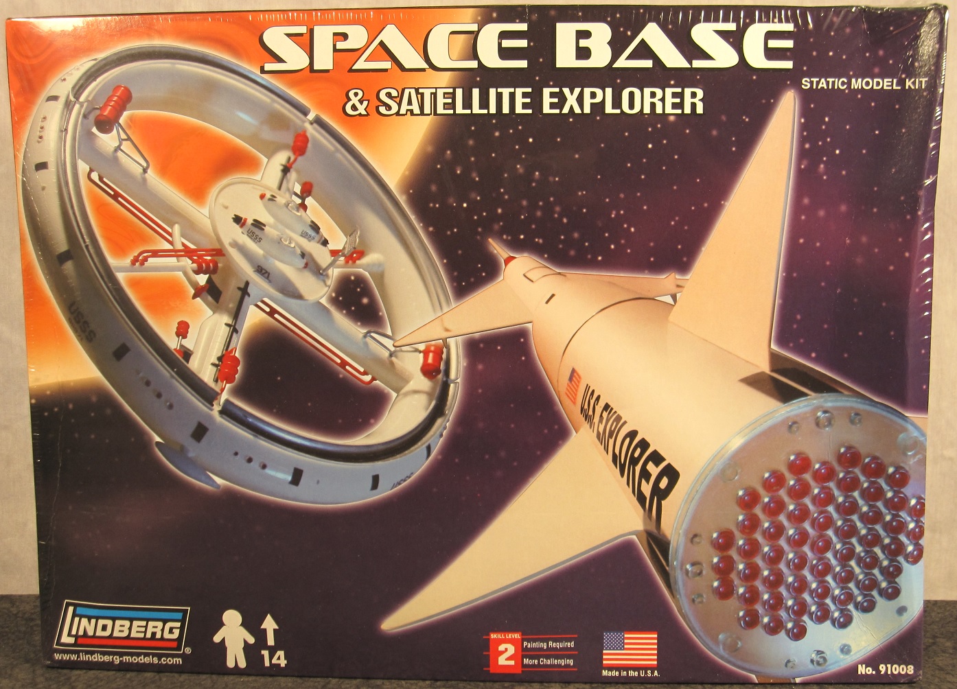 Lindberg 1976 Star Probe Space Base #1148 Model Kit for sale online 