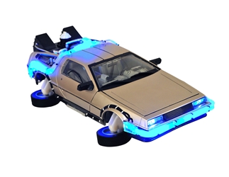 Back To The Future II Hovering DeLorean Time Machine Light-up Vehicle 
