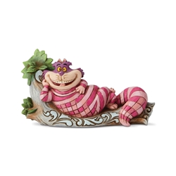 Disney Traditions Jim Shores Alice in Wonderland Cheshire Cat "Cats Meow" Statue 