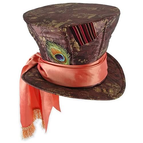 Alice in Wonderland Mad Hatter Top Hat 