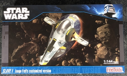Star Wars 1:144 scale Jango Fetts Customized Firespray-class Slave I Plastic Model Kit 