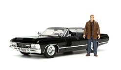 Supernatural 1:24 1967 Chevy Impala "SS" Die-Cast Vehicle w/ Dean Figure 