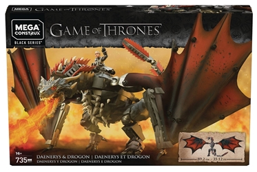 Game of Thrones Daenerys & Drogon Mega Construx Set 