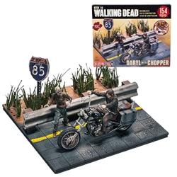 Walking Dead Daryl with Chopper Building Set 