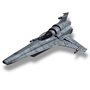 Battlestar Galactica 1:32 scale Viper Mk VII Prebuilt Plastic Model 