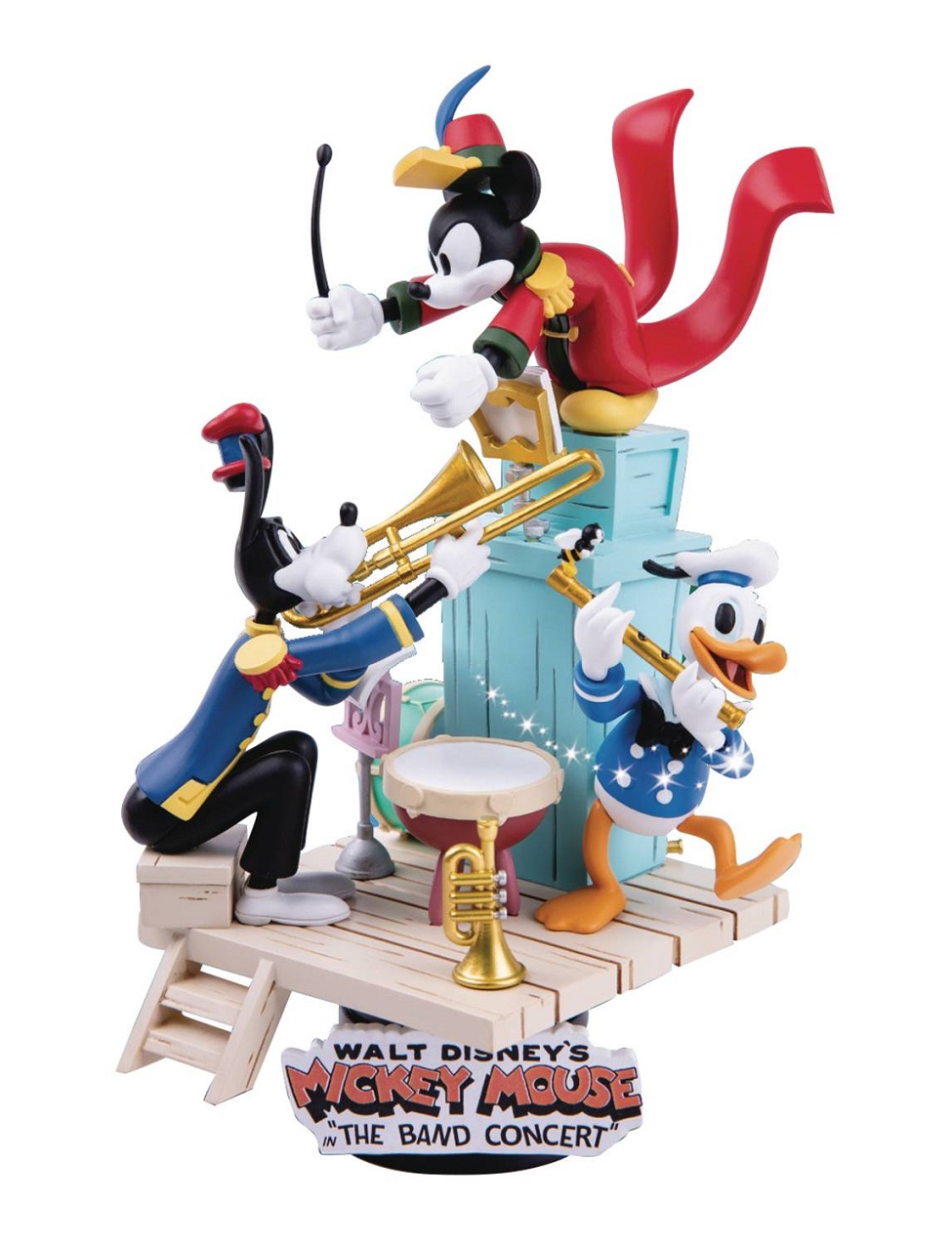 Disney Mickey Mouse and Friends Concert Band D-Stage Statue 