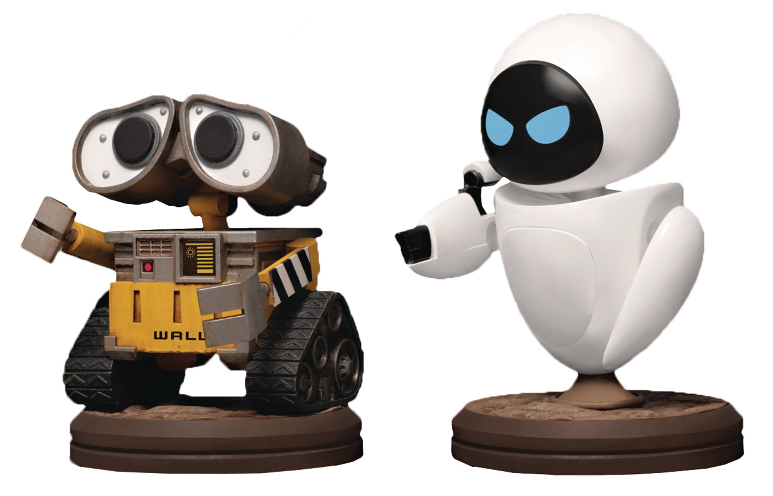 Disney Pixar Wall-E and EVE Vinyl Figure Set With Accessories 