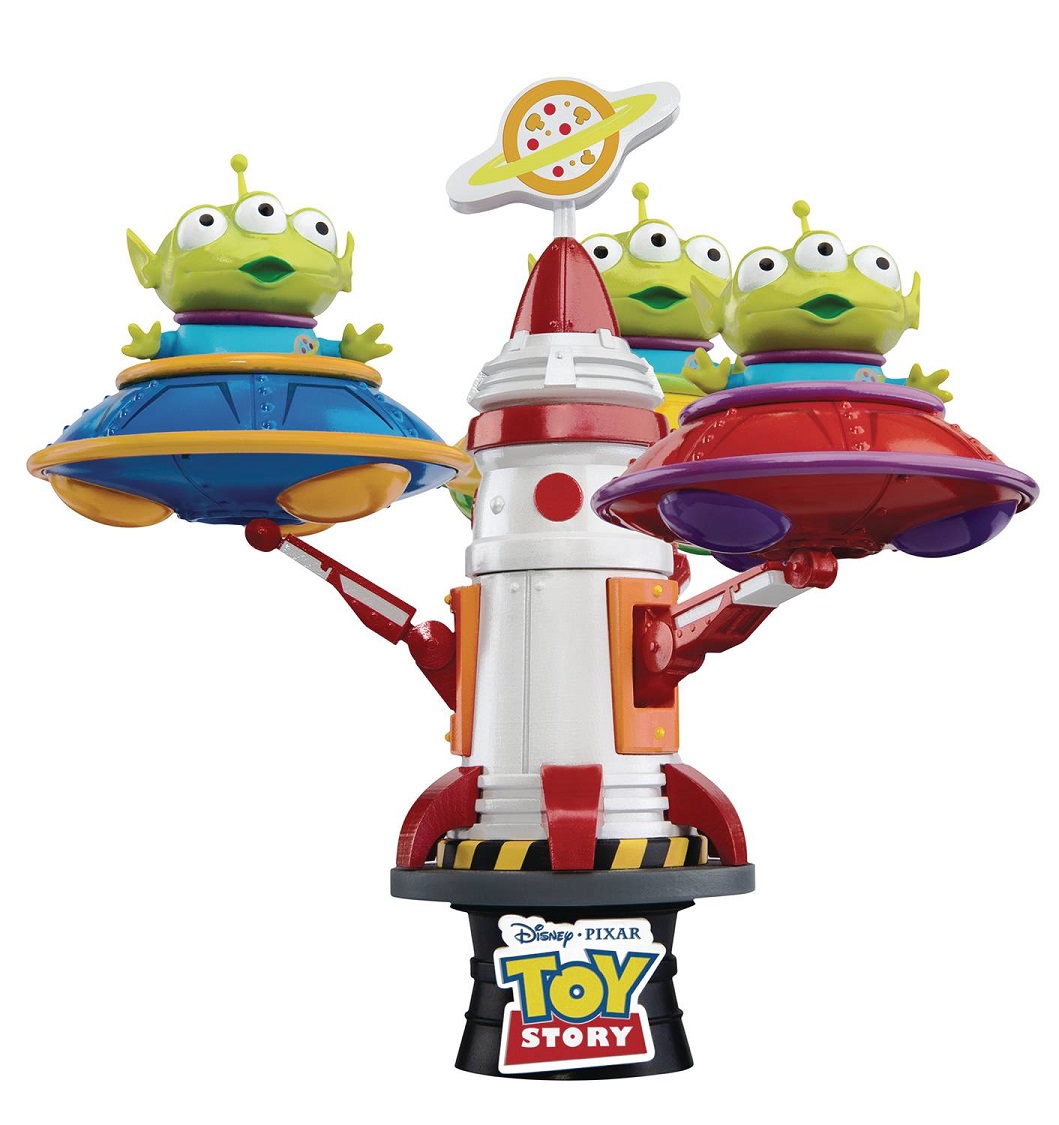 Disney Toy Story Alien UFO Spin Rocket Ride D-Stage Statue 