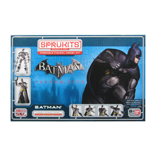 2014 Batman Arkham City Sprukits Level 2 Model Kit Bandai Poseable Figural Kits for sale online 