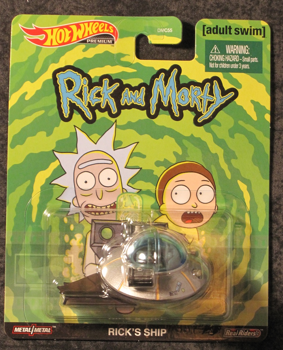 Rick & Morty Rick's Spaceship Die-Cast Vehicle 