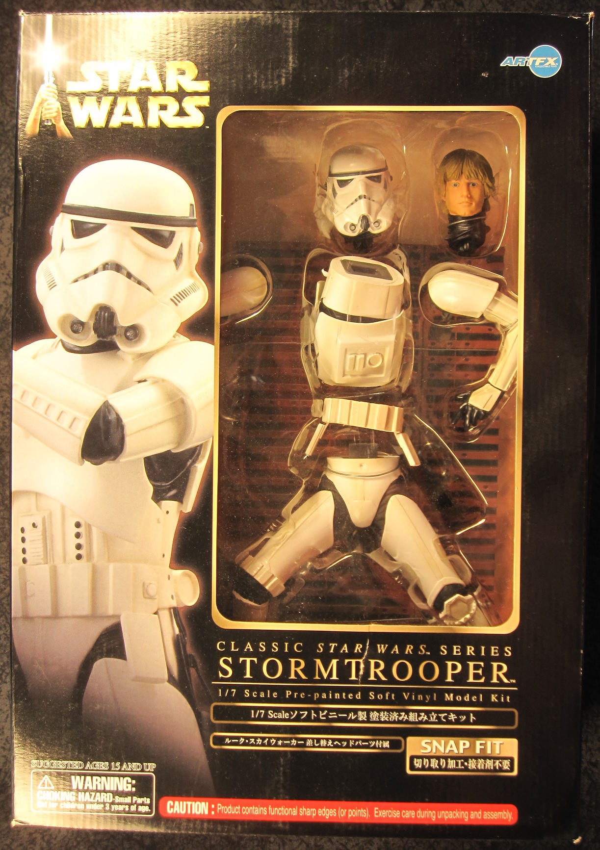 Star Wars 1:7 scale Luke Skywalker Stormtrooper Disguise ArtFX Vinyl Statue 