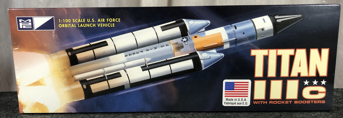 U.S. Air Force 1:100 scale Titan IIIc Limited Edition Plastic Model Kit 