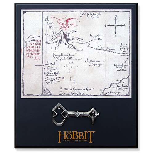 The Hobbit Thorin Oakenshield Key and Map Prop Replica 