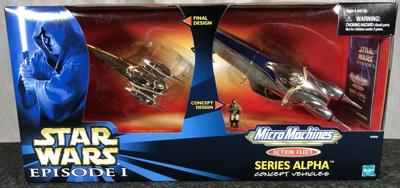 Star Wars Episode I Action Fleet Series Alpha Royal Starship Plastic Model Set 