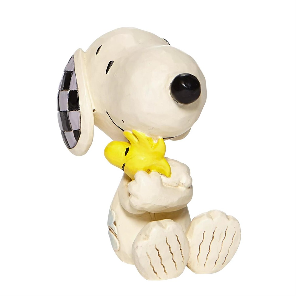 Jim Shore Peanuts Mini Snoopy Woodstock Figure 