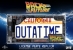 Back To The Future "OutATime" License Plate Prop Replica - DRC-51285