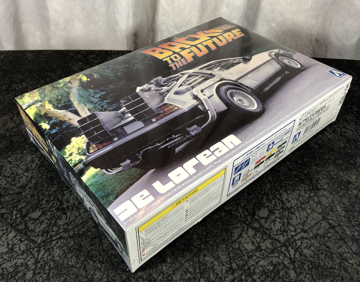 Time Machine Plastic Model Aoshima - Back to the Future 1:24 Scale Delorean Time Machine Plastic ...