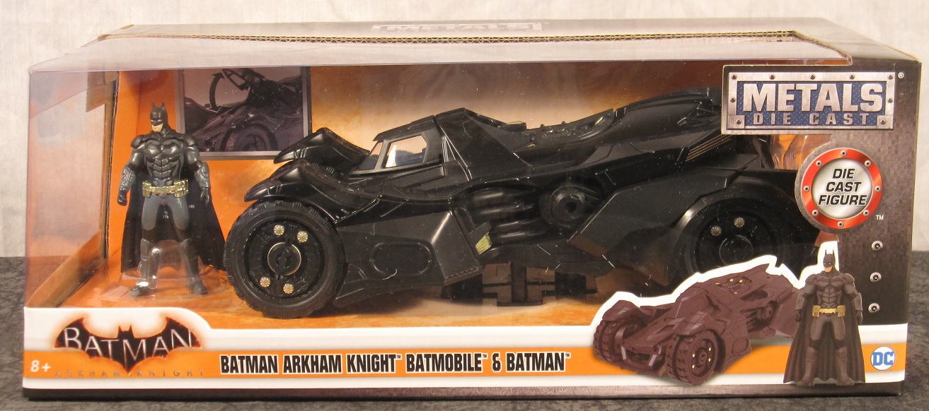 Jada Toys - Batman Arkham Knight 1:24 scale Batmobile die-cast vehicle with  figure #JDA-98037