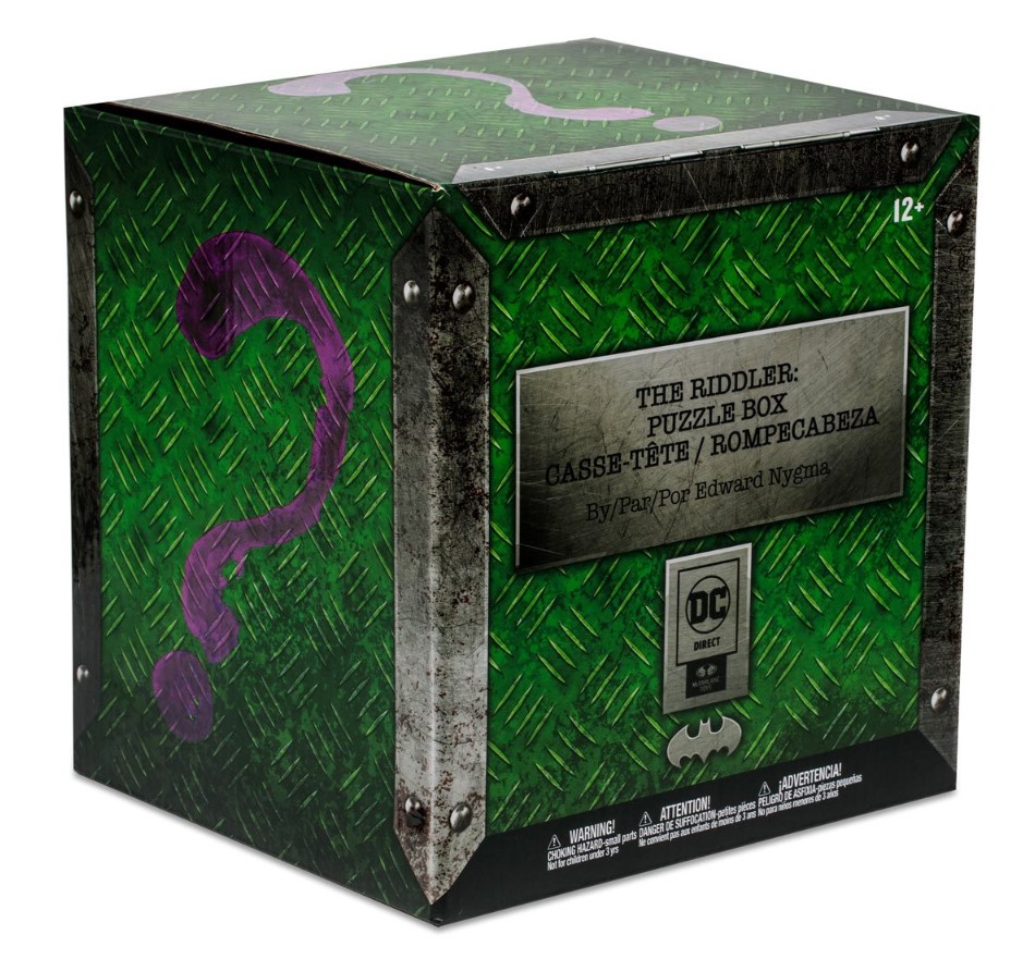 Batman Riddler Idiot Box DC Collectibles - Batman The Riddler Puzzle Box by Edward Nygma Prop ...
