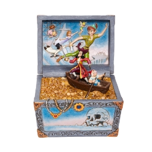 Disney Jim Shore Peter Pan Treasure Chest Scene Figure 