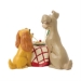 Disney Traditions Jim Shore Lady and the Tramp Spaghetti Scene Figure - ENS-6016899