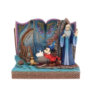  Disney Traditions Jim Shore Fantasia Mickey Sorcerer Storybook Figure 