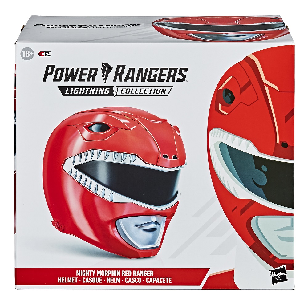 Hasbro - Power Rangers Lighting Collection Red Ranger Helmet Prop ...