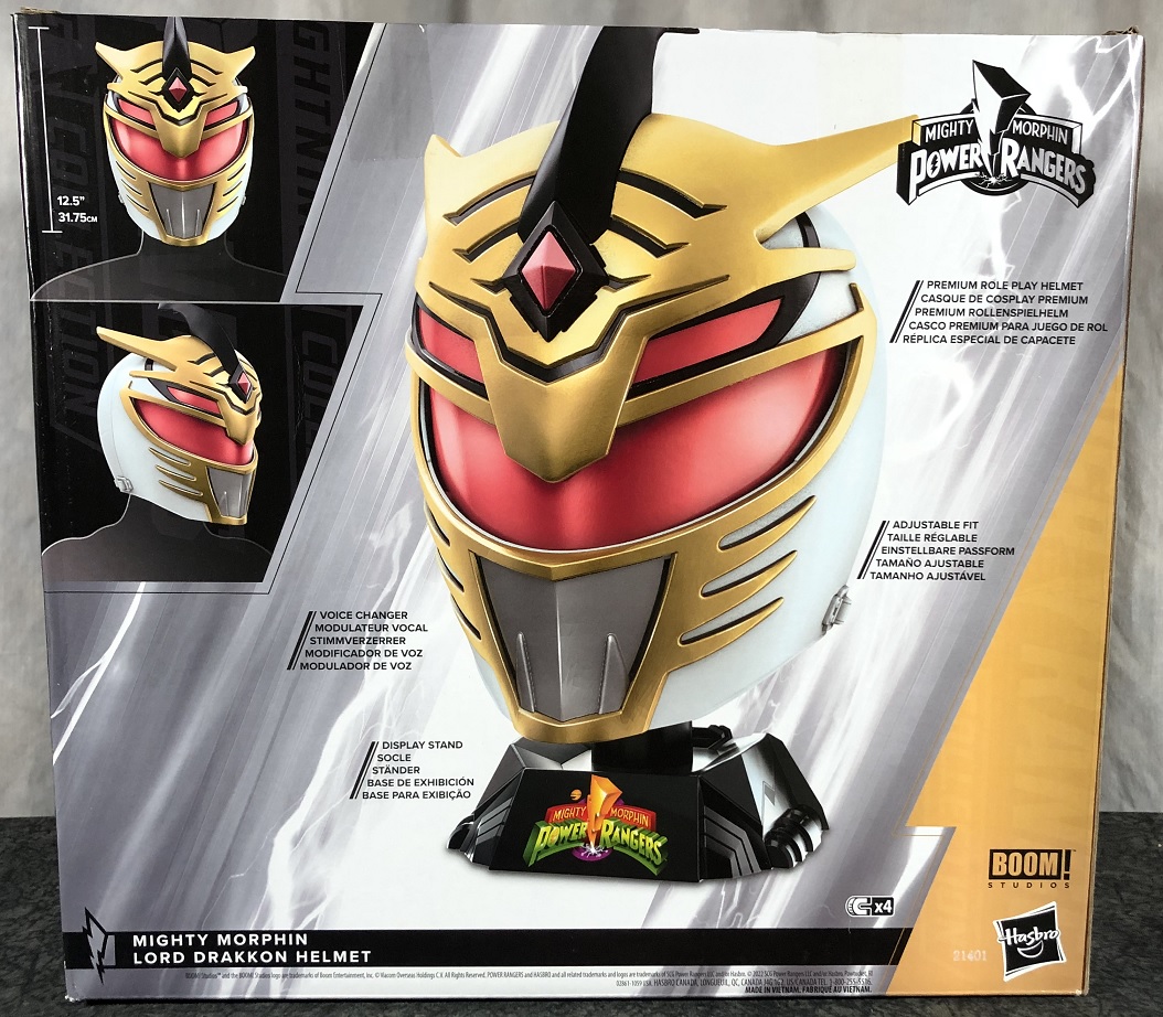 Hasbro - Power Rangers Lightning Collection Lord Drakken Helmet Prop ...