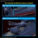 Star Blazers Space Battleship Yamato 3199 1:1000 Scale Yamato Plastic Model Kit - BAN-332872