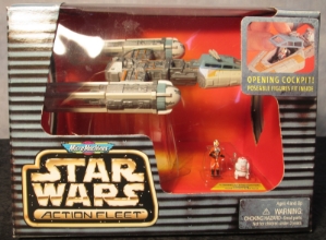 Star Wars Action Fleet Gold Squadron Y-Wing Starfighter 