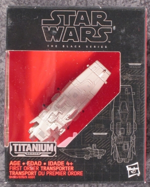 Star Wars Black Series Titanium #14 EP7 First Order Transporter 