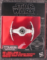 Star Wars Black Series Titanium #28 Rebels The Inquisitors TIE Advanced Prototype 