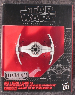 Star Wars Black Series Titanium #28 Rebels The Inquisitor's TIE Advanced Prototype 