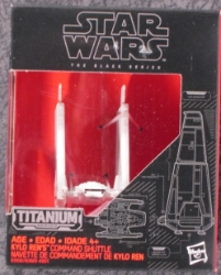 Star Wars Black Series Titanium #3 EP7 Kylo Rens Command Shuttle (White) 