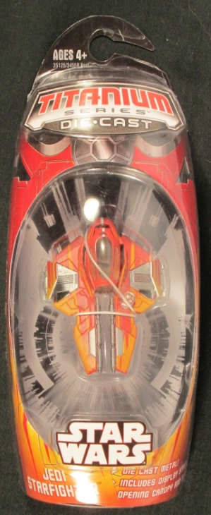 Star Wars Titanium "Hot Rod" Jedi Starfighter 