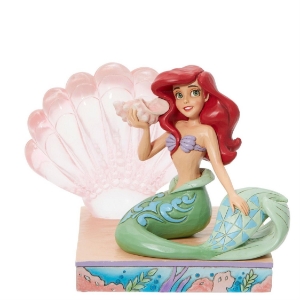 Disney Traditions Jim Shore Ariel Clear Resin Shell Figure 