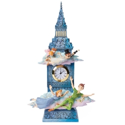 Disney Traditions Jim Shore Peter Pan Clock Figure 