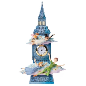 Disney Traditions Jim Shore Peter Pan Clock Figure 