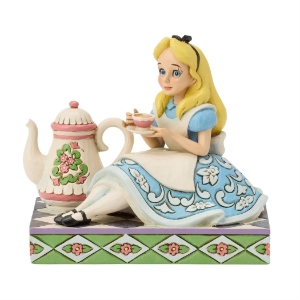 Disney Traditions Jim Shore Alice with Teapot Figure 