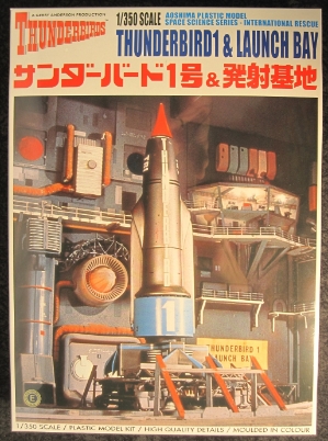 Thunderbirds 1:350 scale Thunderbird 1 & Launch Bay Plastic Model Kit 